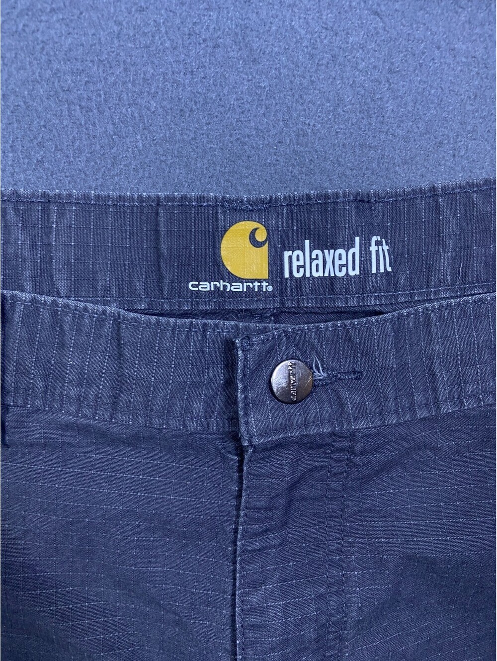 Carhartt Grey Relaxed Fit Force Broxton Cargo Short Men's Sz 50 Ripstop Workwear - Picture 2 of 10
